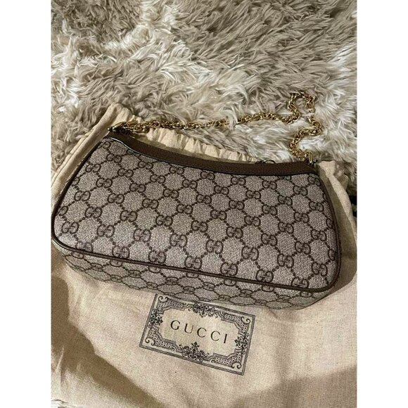 Gucci Ophidia Charm Shoulder Bag GG Coated Canvas Small - Picture 2 of 13